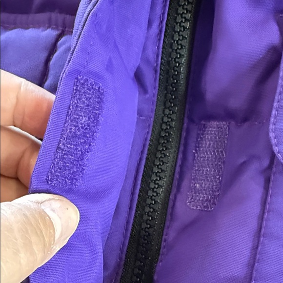 Echo red Girls' Down Jacket with Faux Fur Trim Hood, Girls, Size L 11/12 - Picture 14 of 14